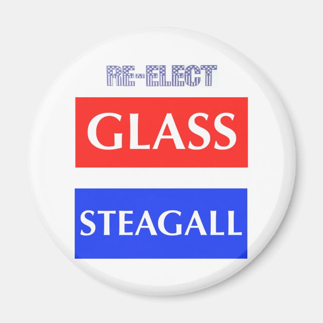 Imán VOLVER A ELEGIR Glass Steagall (Frente)