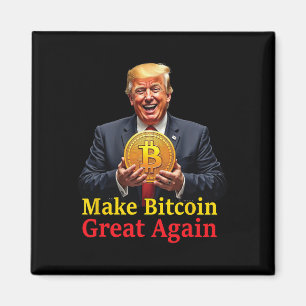 Imán Volver a hacer grande el bitcoin Trump Bitcoin Cry