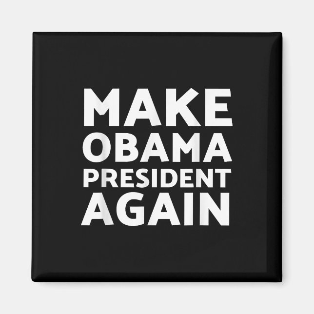 Imán Volver a hacer presidente a Obama (Frente)