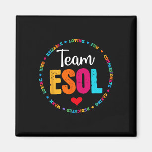 Imán Volver a la escuela equipo de maestros estudiantes