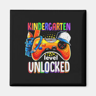 Imán Volver A La Escuela Gamepad Nivel De Jardín De Niñ