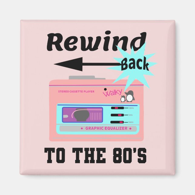 Imán Volver a los años 80 (Frente)