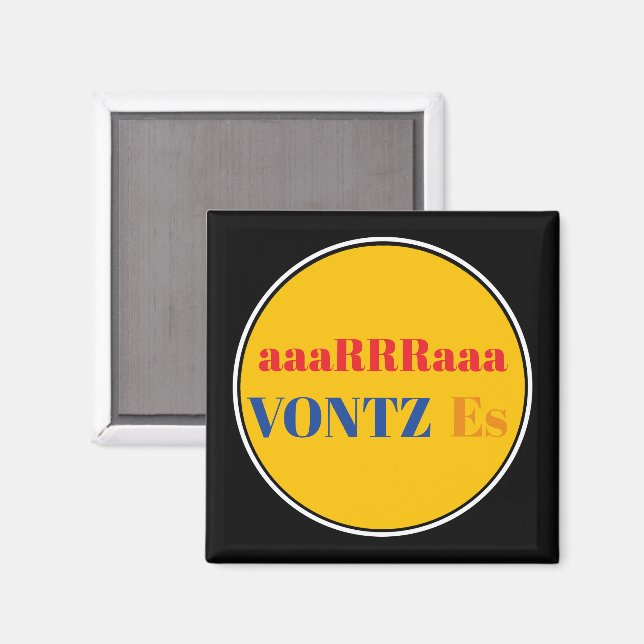 Imán Vontz Es Iman (Anverso/Reverso)