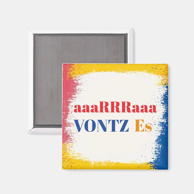 Imán Vontz Es Iman (Anverso/Reverso)