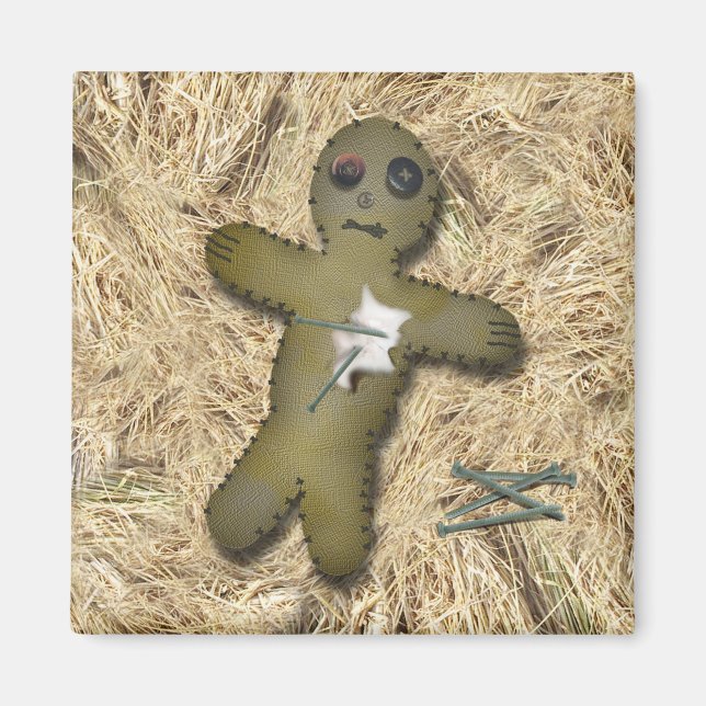 Imán Voo Doo Doll - Interactivo (Mover los pines) (Frente)