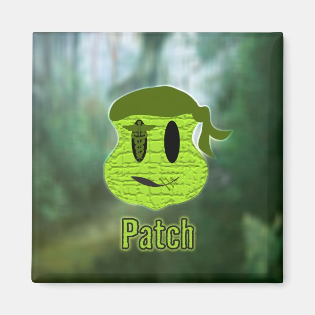 Imán Voodoo Heads ~ Swamp (Frente)