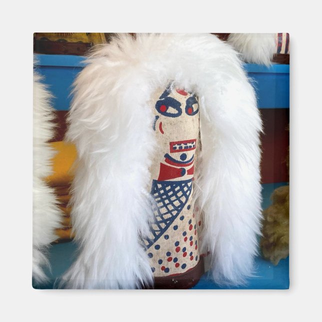 Imán Voodoo Knockdown Doll Carnival game, amigo Magnet (Frente)