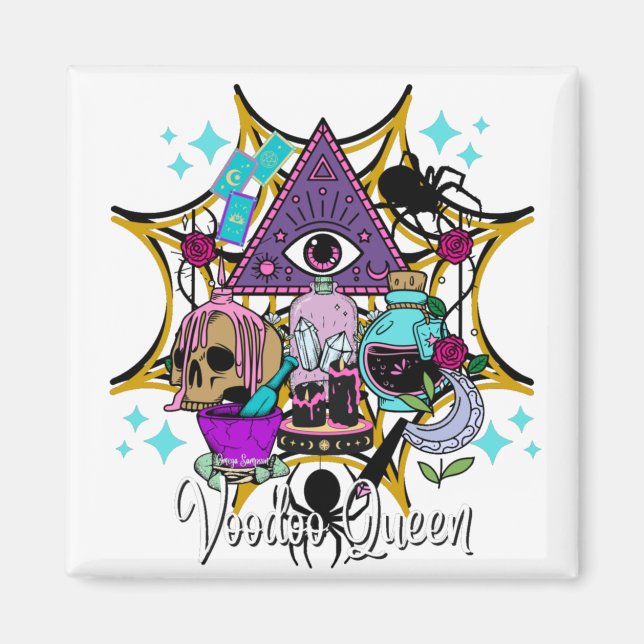 Imán Voodoo Queen (Frente)