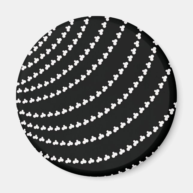 Imán Vortex blanco (Frente)