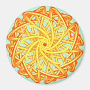 Imán Vortex de lava por flor de poder