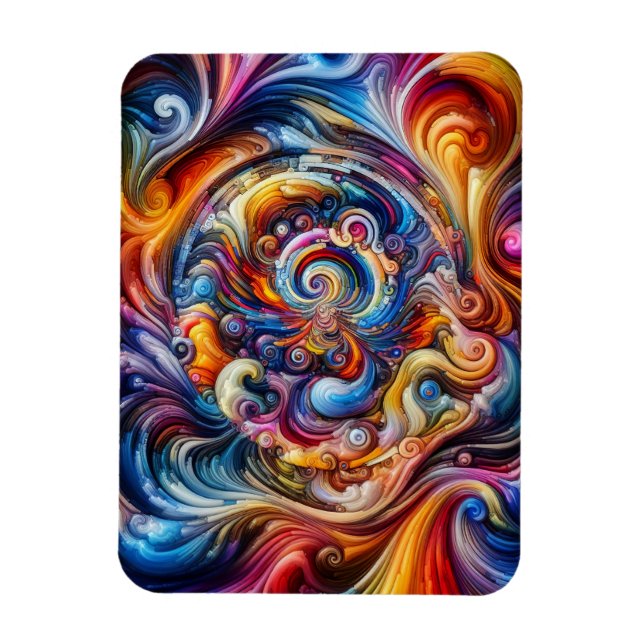 Imán Vórtice de color dinámico (Vertical)