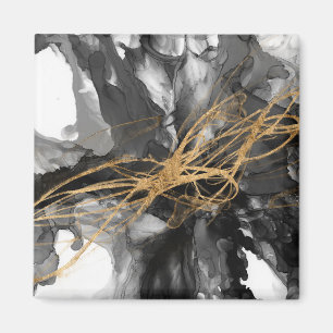 Imán Vórtice dorada I