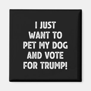 Imán Vota a Trump y acaricia a mi perro Republicano Vot