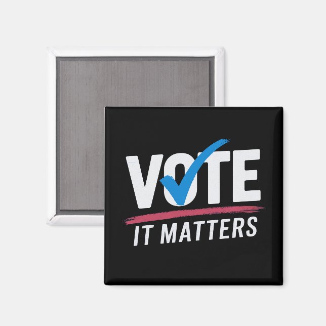 Imán Vota Elección 2024 Votante Demócrata Política  (Anverso/Reverso)