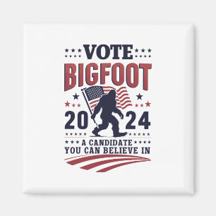Imán Vota por Bigfoot 2024 Presidencial Sasquatch