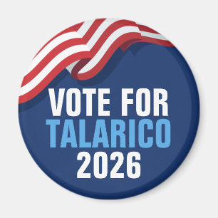 Imán Vota por Talarico para la Bandera Americana del Se