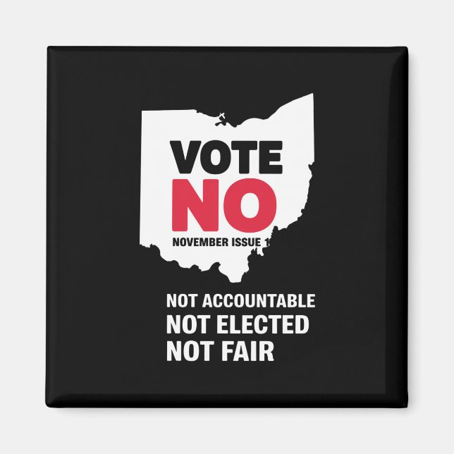 Imán Votación No Número 1 De Noviembre (Frente)