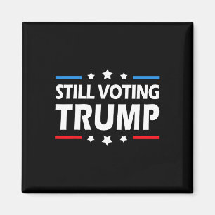 Imán Votando por Trump 2024 Patriótica Bandera American