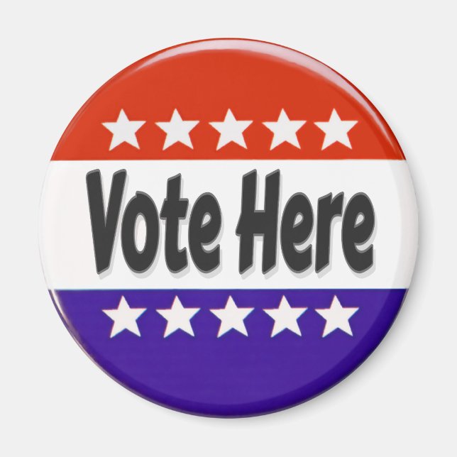 Imán Votar aquí (Frente)