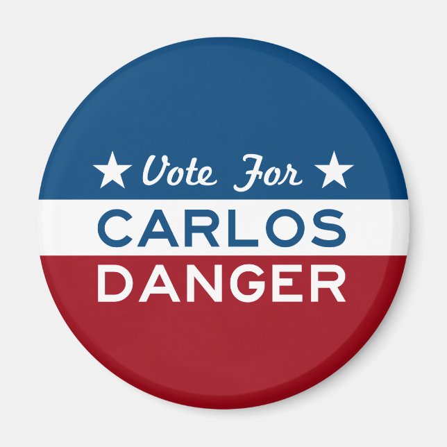 Imán Votar por Carlos Danger (Frente)