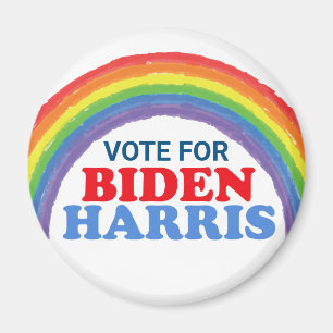 Imán Votar por las elecciones de Biden Harris Rainbow