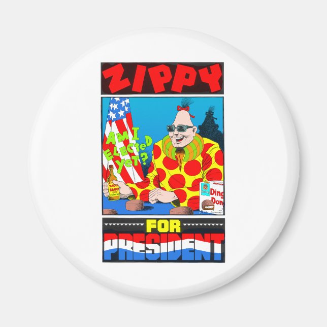 Imán Votar por Zippy (Frente)