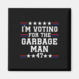 Imán Votaré por el basurero - Basura para Trump