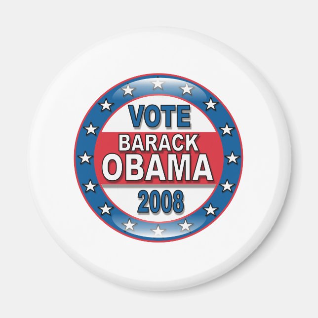 Imán Vote Barack Obama 2008 (Frente)