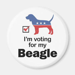 Imán Vote Beagle