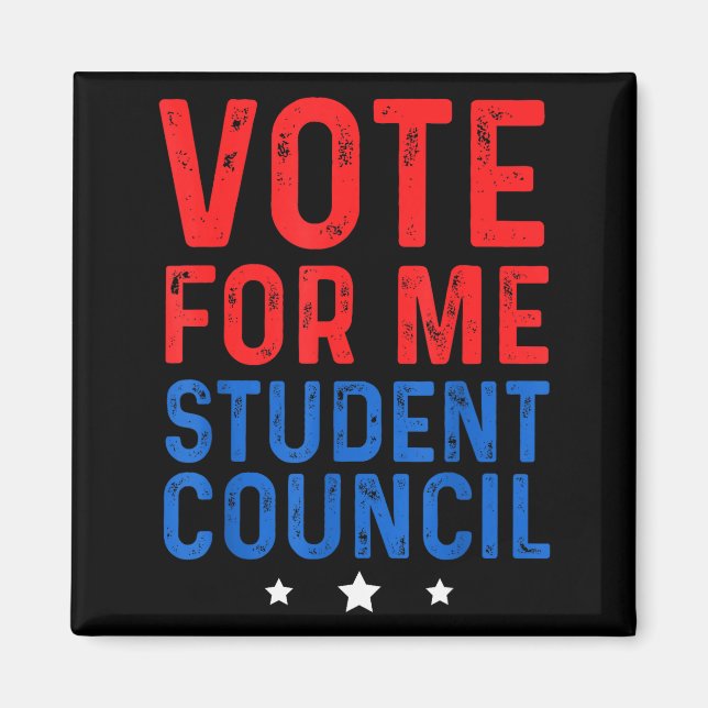 Imán Vote For Me Student Council  (Frente)