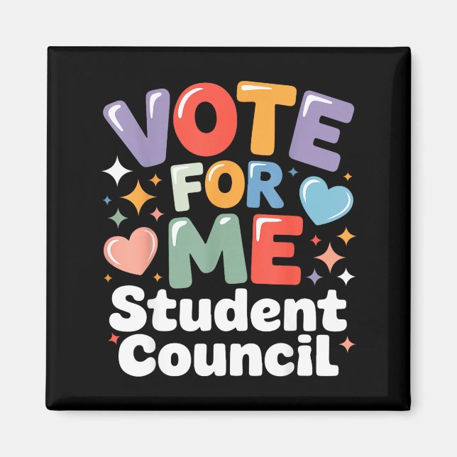 Imán Vote For Me Student Council Vibes School Election  (Frente)