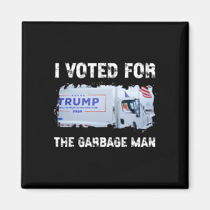 Imán Voté Por El Basurero Trump 2024 Camión De La Basur