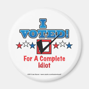 Imán Voté por un completo idiota
