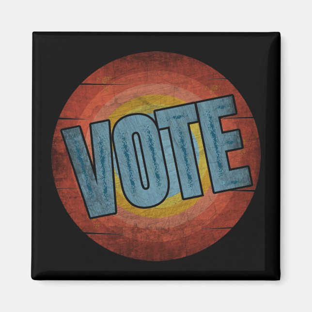 IMÁN VOTE VINTAGE (Frente)