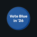 Imán Voto azul en 2026<br><div class="desc">Las elecciones de mitad de período de 2026 son importantes a nivel estatal y nacional para garantizar que se pueda aplicar una agenda progresiva en beneficio de todos los ciudadanos. Con el electorado tan estrechamente dividido, cada voto es importante. Apoye a los candidatos y a la legislación que les afecta...</div>