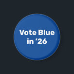 Imán Voto azul en 2026<br><div class="desc">Las elecciones de mitad de período de 2026 son importantes a nivel estatal y nacional para garantizar que se pueda aplicar una agenda progresiva en beneficio de todos los ciudadanos. Con el electorado tan estrechamente dividido, cada voto es importante. Apoye a los candidatos y a la legislación que les afecta...</div>