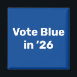 Imán Voto azul en 2026<br><div class="desc">Las elecciones de mitad de período de 2026 son importantes a nivel estatal y nacional para garantizar que se pueda aplicar una agenda progresiva en beneficio de todos los ciudadanos. Con el electorado tan estrechamente dividido, cada voto es importante. Apoye a los candidatos y a la legislación que les afecta...</div>