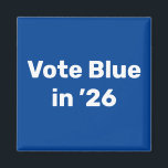 Imán Voto azul en 2026<br><div class="desc">Las elecciones de mitad de período de 2026 son importantes a nivel estatal y nacional para garantizar que se pueda aplicar una agenda progresiva en beneficio de todos los ciudadanos. Con el electorado tan estrechamente dividido, cada voto es importante. Apoye a los candidatos y a la legislación que les afecta...</div>