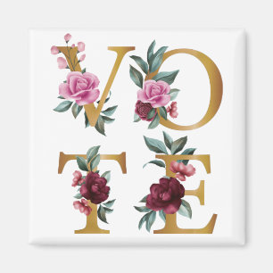 Imán Voto de Go Feminine Elegine Femenino con Floral de