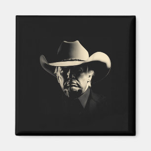 Imán Voto Del Presidente Trump Head Cowboy Ee.Uu. 2024