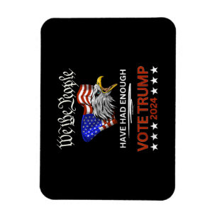 Imán VOTO pro republicano TRUMP 2024 Nosotros los puebl