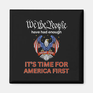 Imán Voto Republicano Trump 2024 América Primero Nosotr