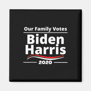 Imán Votos familiares Biden Harris - 2020 Apoyo a House