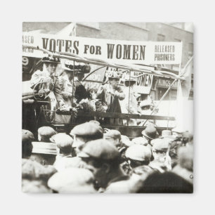Imán Votos para las mujeres, agosto de 1908