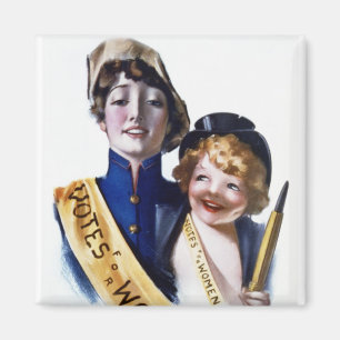 Imán Votos para las mujeres - Suffrage de las mujeres,