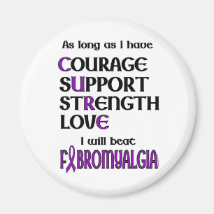 Imán Voy a derrotar a Fibro