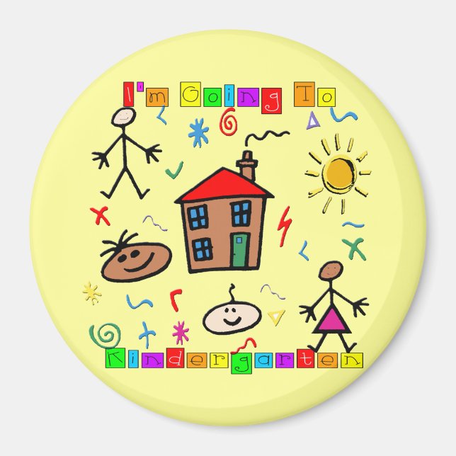 Imán Voy a la guardería (Frente)