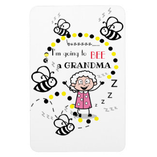 Imán Voy a ser un fondo blanco de la abuela