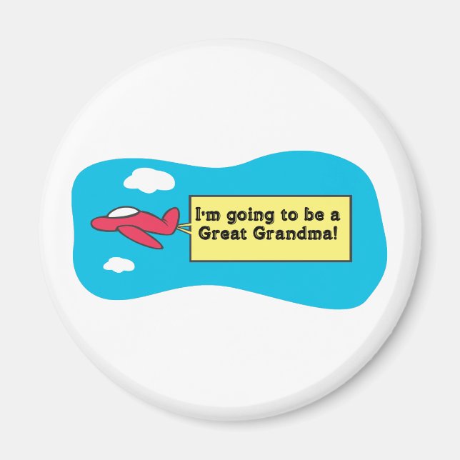 Imán ¡Voy a ser una Gran Abuela! (Frente)