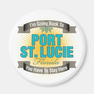 Imán Voy de vuelta a Port St. Lucie